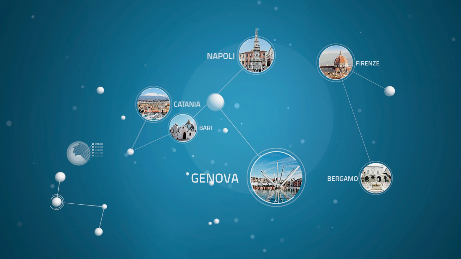 Gabiano brand film — animated graphic element